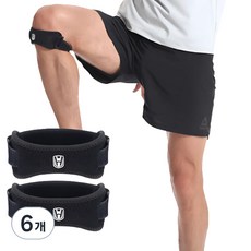 MAREV 超輕量髕骨護膝, 6個, 黑色