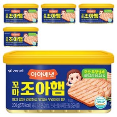 아이배냇 유아용 꼬마 조아햄, 200g, 5개