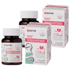 IL-YANG 一洋藥品 Doctor Plus葉酸600&維他命D錠600IU, 180顆, 2罐