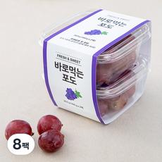 바로먹는 포도, 180g, 8팩