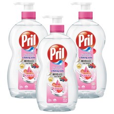 프릴 시크릿오브 베이킹소다 주방세제 와일드베리향, 700ml, 3개