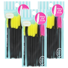 台灣 COSMOS B 拋棄式矽膠睫毛刷 16支入, 鳳梨型, 3包