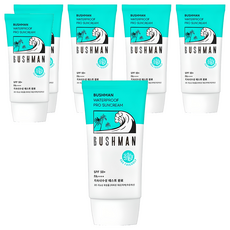 Bushman 防水專業防曬霜 SPF50+ PA++++, 50g, 6條