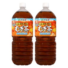 ITO EN 伊藤園 元氣一番麥茶 日本原裝進口 無咖啡因, 2L, 2瓶