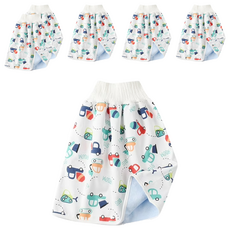 日本竹纖維隔尿裙-工程車, M(36 x 17cm ), 工程車 白色, 6件