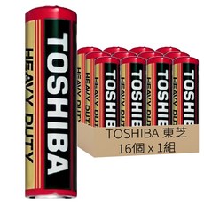 TOSHIBA 東芝 環保電池紅3號, 16個裝, 1組