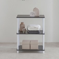 JD FURNITURE CAMUS 展示櫃 空間收納櫃 立式層架, 灰色, 3層