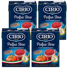 CIRIO 原味切丁番茄, 4個, 390g