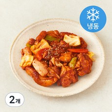 요리락 춘천식 양념 순살 닭갈비 (냉동), 500g, 2개