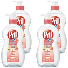 프릴 맑은 식초 주방세제 산뜻한 자몽향, 700ml, 4개