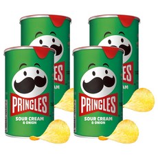 프링글스 사워크림 앤 어니언, 53g, 4개