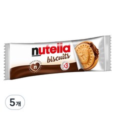 nutella 能多益 餅乾, 41.4g, 5個