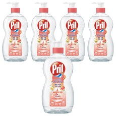 프릴 맑은 식초 주방세제 산뜻한 자몽향, 700ml, 5개