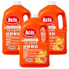 Acis 小蘇打甜葡萄柚廚房洗潔精, 3L, 3個