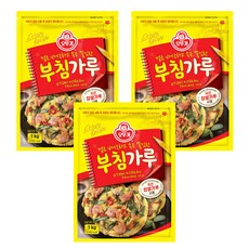 오뚜기 부침가루, 1kg, 3개