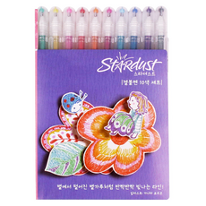 櫻花 Gelly Roll 星塵原子筆 1.0mm 10支, 10色, 1組