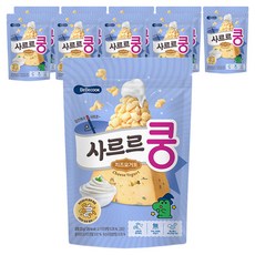 베베쿡 사르르쿵 아기과자, 치즈요거트맛, 23g, 10개