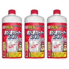 日本 火箭石鹼 洗衣槽清潔劑, 99.9%除霉, 550g, 3瓶