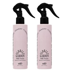 오디드 밀크 프로틴 인텐시브 노워시 앰플 트리트먼트 플로리스트 가든, 200ml, 2개