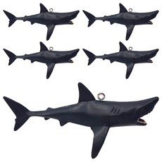 鯊魚漂浮擺飾 PVC材質 2024年10月製造, 61g, 1組