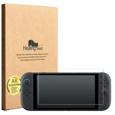 Healing Shield 任天堂 Switch 2 AR 高畫質鋼化玻璃螢幕保護貼套組, 1套