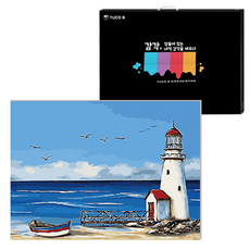 TUCO.B DIY繪畫組 水平型 40*50cm, 紅燈塔 (5171), 1組