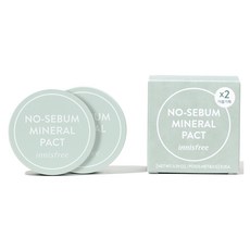 이니스프리 노세범 미네랄 팩트 8.5g x 2p 더블세트, 2개