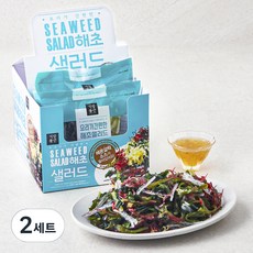 요리가 간편한 해초샐러드 10g x 5개입 + 레몬 갈릭 소스 30g x 5개입 세트, 2세트