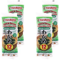 marukome 丸米 即食昆布味噌湯, 216g, 4個