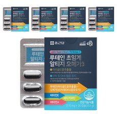 종근당 루테인 초임계 알티지 오메가3, 30정, 5개