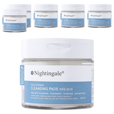 Nightingale 每日德瑪溫和弱酸潔膚棉片, 6個