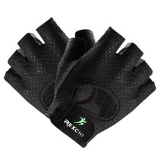 REXCHI 雷奇 Mstrology 健身運動手套 雙手穿戴組, 黑色