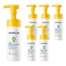 ATOPALM 愛多康 兒童清爽洗顏慕斯, 強化肌膚防護 弱酸性, 150ml, 6瓶