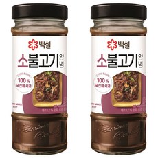 백설 소불고기양념, 500g, 2개