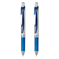 Pentel 飛龍文具 ENERGEL 自動極速鋼珠筆 BLP77-CX 0.7, 藍色, 2支