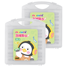 monAmi Pengsoo蠟筆 36種組, 2套, 36色