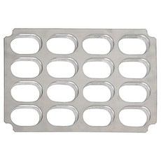 達克瓦茲 16格烘培模具 不鏽鋼材質, 1個, 銀色