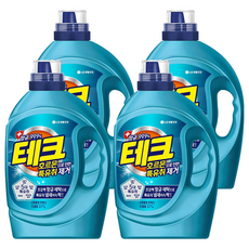 테크 호르몬으로 인한 특유취 제거 액상세제 드럼용 본품, 2.7L, 1개입, 4개