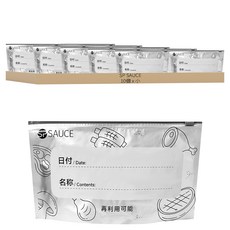 SP SAUCE 戶外專用三層構造鋁箔抗菌保鮮袋 易攜帶, 10個, 小(26 x 15cm), 1盒