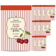 코멧 프리미엄 샤쉐 옷장방향제, 10g, 10개, 블랙체리