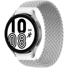 스페이스쉴드 브레이드 솔로루프 나일론 스마트워치 스트랩 밴드 20mm M, 실버