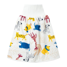 小綠豆居家百貨 日本竹纖維隔尿裙 柔軟透氣 經濟環保, 動物, M(36 x 17 cm), 1件