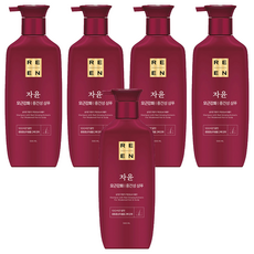 리엔 자윤 모근강화 중건성 샴푸, 500ml, 5개