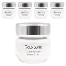 GOLD SUITE 水波光珍珠素顏霜, 50ml, 5罐