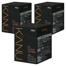 카누 다크 로스트 스위트 아메리카노 미니 커피믹스, 3g, 3개, 30개입