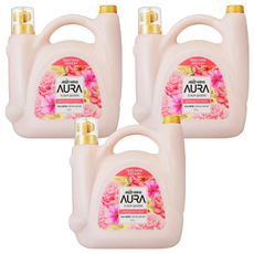 아우라 초고농축 섬유유연제 피오니 블러썸 본품, 5.5L, 3개