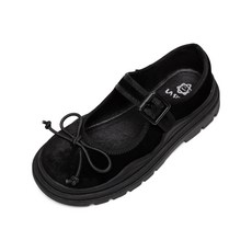 LA STELLA 女童蝴蝶結厚底瑪莉珍鞋