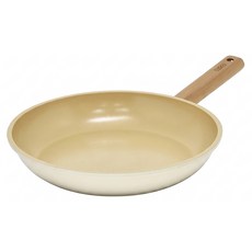 CUOCO 純淨自然系列 超級陶瓷鑄造IH原木平煎鍋, 1個, 28cm