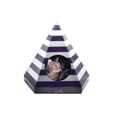 요기쏘 고양이 오각 스크래쳐 숨숨집, 혼합색상, 1세트