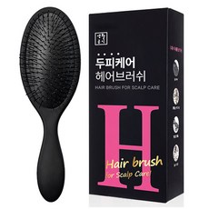 Saenghwalgongsik 頭皮護理髮梳, 1支, 黑色